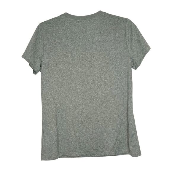 NIKE Dri-FIT Performance Training T-Shirt Short-Sleeve Crew Neck Gray Womens M - Picture 5 of 8